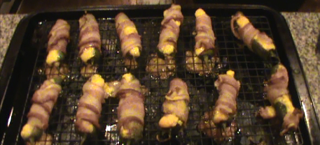 Bacon Wrapped Cheddar Stuffed Jalapenos